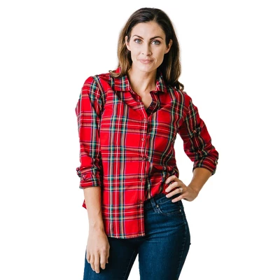 Hope & Henry Womens' Poplin Classic Fit Shirt 7 Hope & Henry Womens' Poplin Classic Fit Shirt - Image 7