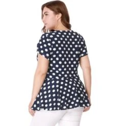 Agnes Orinda Women's Plus Size Polka Dots Fashion Workout Elegant Short Sleeves Peplum Top 17 Agnes Orinda Women's Plus Size Polka Dots Fashion Workout Elegant Short Sleeves Peplum Top -Avenue Sale Store GUEST 01ca5eac e983 455f 933c 2bbe0cca69c2