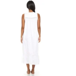 Women's Cotton Victorian Nightgown, Phoebe Sleeveless Lace Trimmed Button Up Long Vintage Night Dress Gown 10 Women's Cotton Victorian Nightgown, Phoebe Sleeveless Lace Trimmed Button Up Long Vintage Night Dress Gown -Avenue Sale Store GUEST 02b2c371 a2d3 46f8 940d 289b59539692