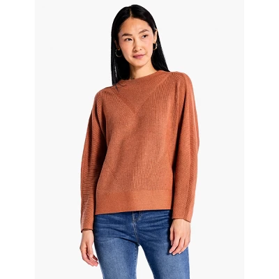 NIC + ZOE Shaker Knit Mock Sweater 1 NIC + ZOE Shaker Knit Mock Sweater