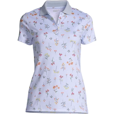Lands' End School Uniform Women's Tall Supima Cotton Short Sleeve Polo Shirt 10 Lands' End School Uniform Women's Tall Supima Cotton Short Sleeve Polo Shirt - Image 10