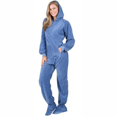 Footed Pajamas - Under The Sea Adult Hoodie Chenille Onesie 2 Footed Pajamas - Under The Sea Adult Hoodie Chenille Onesie - Image 2