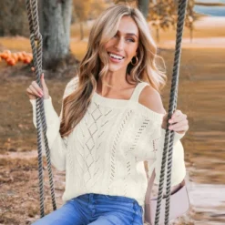 Women's Cutout Cable Knit One-Shoulder Sweater - Cupshe 10 Women's Cutout Cable Knit One-Shoulder Sweater - Cupshe -Avenue Sale Store GUEST 0911a758 ae0b 4372 ae99 31f3c8041706