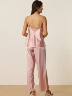 Cheibear Womens Satin Sleepwear Cowl Neck Cami Top With Long Pant PJ Loungewear Silky Pajama Set 11 Cheibear Womens Satin Sleepwear Cowl Neck Cami Top With Long Pant PJ Loungewear Silky Pajama Set -Avenue Sale Store GUEST 092bb923 3834 4966 a973 a6b88a7f03c7