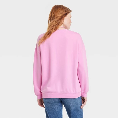 Looney Tunes Women's Tweety Cozy Graphic Sweatshirt - Pink 1 Looney Tunes Women's Tweety Cozy Graphic Sweatshirt - Pink