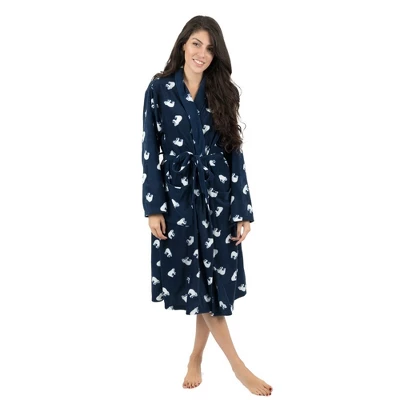 Leveret Womens Fleece Robe 16 Leveret Womens Fleece Robe - Image 16