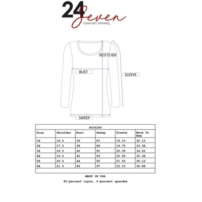 24seven Comfort Apparel Womens Plus Size Three Quarter Sleeve V-Neck Tunic Top 3 24seven Comfort Apparel Womens Plus Size Three Quarter Sleeve V-Neck Tunic Top - Image 3