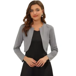 Allegra K Women's Open Front Curved Hem Crop Bolero Shrug 24 Allegra K Women's Open Front Curved Hem Crop Bolero Shrug -Avenue Sale Store GUEST 11a20e2e 9cd2 4bba 99c2 d3c7bc0807b5