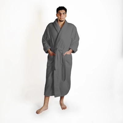 Men's Ultra-Absorbent Cotton Bathrobe By Blue Nile Mills 8 Men's Ultra-Absorbent Cotton Bathrobe By Blue Nile Mills - Image 8