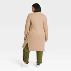 Women's Rib Duster Cardigan - Ava & Viv™