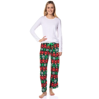 Sesame Street Womens' Elmo Ugly Christmas Sweater Pajama Lounge Pants 1 Sesame Street Womens' Elmo Ugly Christmas Sweater Pajama Lounge Pants