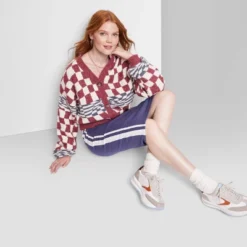 Women's Ascot + Hart Checkered Graphic Cardigan 12 Women's Ascot + Hart Checkered Graphic Cardigan -Avenue Sale Store GUEST 18ab1088 5927 412c ae1b 9748564a35f9