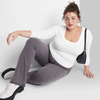 Women's Long Sleeve Scoop Neck T-Shirt - Wild Fable™ 5 Women's Long Sleeve Scoop Neck T-Shirt - Wild Fable™ - Image 5