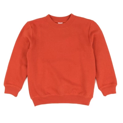 Leveret Kids Long Sleeve Classic Solid Color Sweatshirt 4 Leveret Kids Long Sleeve Classic Solid Color Sweatshirt - Image 4