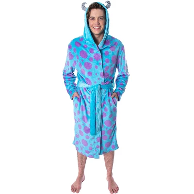 Disney Adult Monsters Inc Sulley Costume Fleece Plush Robe Bathrobe 4 Disney Adult Monsters Inc Sulley Costume Fleece Plush Robe Bathrobe - Image 4