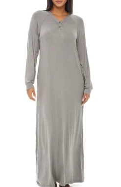 Women's Soft Knit Nightgown, Full Length Long Henley Night Shirt Pajama Top With Pockets 23 Women's Soft Knit Nightgown, Full Length Long Henley Night Shirt Pajama Top With Pockets -Avenue Sale Store GUEST 24a0946d 7562 4ae9 a392 656a82dccf02