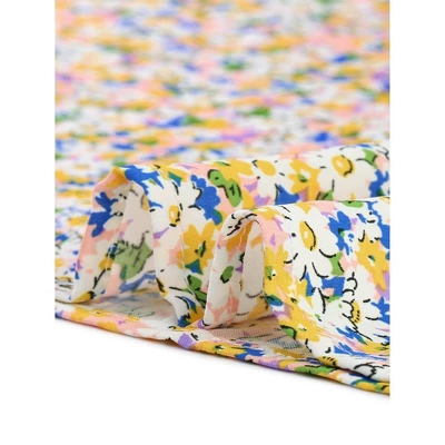 Agnes Orinda Women's Plus Size Floral Short Sleeve Casual Blouse 5 Agnes Orinda Women's Plus Size Floral Short Sleeve Casual Blouse - Image 5