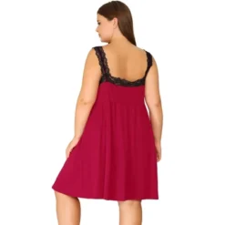 Agnes Orinda Women's Plus Size Lace Sleep Above Knee Lounge Nightgowns 7 Agnes Orinda Women's Plus Size Lace Sleep Above Knee Lounge Nightgowns -Avenue Sale Store GUEST 27d4930d f2ce 4811 8e1f cca4f41a8c27