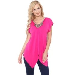 Women's Embellished V-Neck Fenella Top Tunic - White Mark 22 Women's Embellished V-Neck Fenella Top Tunic - White Mark -Avenue Sale Store GUEST 281c4ad6 366d 4018 b6c3 82810ce06e94