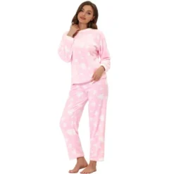Cheibear Womens Flannel Pajama Sets Winter Cute Printed Long Sleeve Nightwear Lounge Sleepwear 11 Cheibear Womens Flannel Pajama Sets Winter Cute Printed Long Sleeve Nightwear Lounge Sleepwear -Avenue Sale Store GUEST 2857b2b6 4957 4a66 addc 84c1a5c976d1