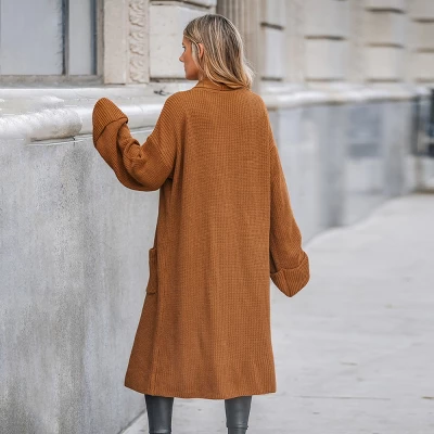 Women's Open-Front Duster Longline Cardigan - Cupshe 4 Women's Open-Front Duster Longline Cardigan - Cupshe - Image 4