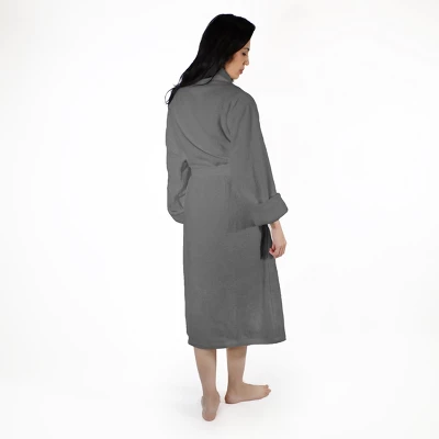 Women's Ultra-Absorbent Cotton Bathrobe By Blue Nile Mills 2 Women's Ultra-Absorbent Cotton Bathrobe By Blue Nile Mills - Image 2