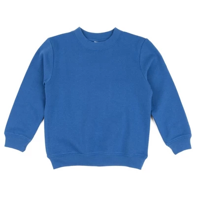 Leveret Kids Long Sleeve Classic Solid Color Sweatshirt 3 Leveret Kids Long Sleeve Classic Solid Color Sweatshirt - Image 3