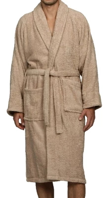 100% Cotton Ultra-Soft Terry Adult Unisex Lightweight Luxury Bathrobe By Blue Nile Mills 14 100% Cotton Ultra-Soft Terry Adult Unisex Lightweight Luxury Bathrobe By Blue Nile Mills - Image 14