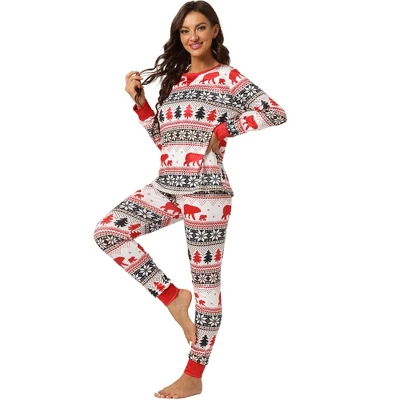 Cheibear Christmas Party Long Sleeve Family Matching 2-Pieces Pajama Set 1 Cheibear Christmas Party Long Sleeve Family Matching 2-Pieces Pajama Set