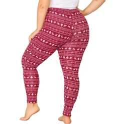 Agnes Orinda Women's Plus Size Elastic Waist Full Length Christmas Leggings -Avenue Sale Store GUEST 2ce4289b 0158 468c 916d 060c07c51fbf