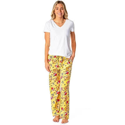Disney Women's Winnie The Pooh And Hunny Sketch Toss Print Pajama Pants 3 Disney Women's Winnie The Pooh And Hunny Sketch Toss Print Pajama Pants - Image 3
