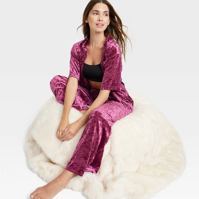 Women's Luxe Velour Pajama Set - Stars Above™ 2 Women's Luxe Velour Pajama Set - Stars Above™ - Image 2