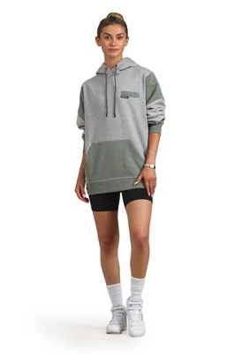 Members Only Women's Colorblock Pullover Oversized Hooded Sweatshirt 3 Members Only Women's Colorblock Pullover Oversized Hooded Sweatshirt - Image 3