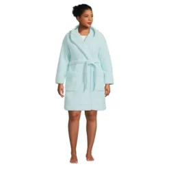 Lands' End Women's High Pile Fleece Hooded Robe -Avenue Sale Store GUEST 369b474a 8493 43da b7b2 b895c6495314
