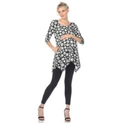 Maternity Printed Tunic Top -White Mark -Avenue Sale Store GUEST 39921b6e a627 4682 9905 69f2ea35383a