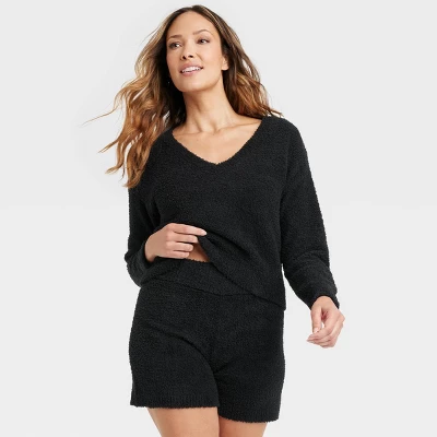 Women's Cozy Yarn Shorts - Stars Above™ 2 Women's Cozy Yarn Shorts - Stars Above™ - Image 2