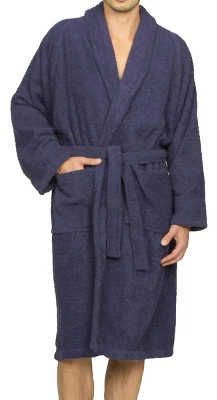 100% Cotton Ultra-Soft Terry Adult Unisex Lightweight Luxury Bathrobe By Blue Nile Mills 12 100% Cotton Ultra-Soft Terry Adult Unisex Lightweight Luxury Bathrobe By Blue Nile Mills - Image 12