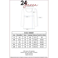 24seven Comfort Apparel Womens Three Quarter Sleeve V-Neck Tunic Top -Avenue Sale Store GUEST 3deb4e3e 0e22 4111 b25b 2d20d927591a