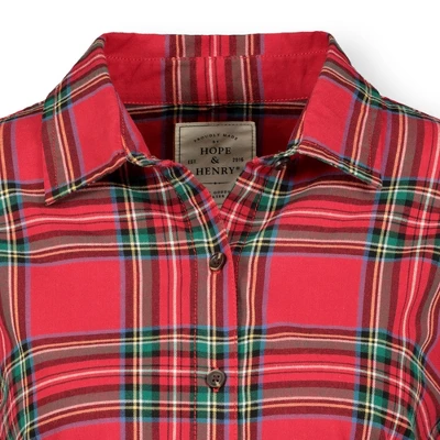 Hope & Henry Womens' Poplin Classic Fit Shirt 4 Hope & Henry Womens' Poplin Classic Fit Shirt - Image 4