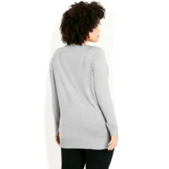 Women's Plus Size Robin Sweater - Gray | EVANS
