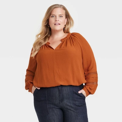 Women's Long Sleeve Lace Blouse - Knox Rose™ 5 Women's Long Sleeve Lace Blouse - Knox Rose™ - Image 5