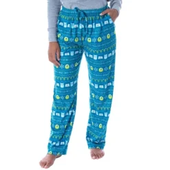 Disney Womens' Monsters Inc Sulley And Mike Ugly Sweater Pajama Pants Turquoise -Avenue Sale Store GUEST 45802fa5 fcb4 4a8c ac0d 495355b6dd1e