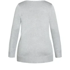 Women's Plus Size Robin Sweater - Gray | EVANS -Avenue Sale Store GUEST 45d13724 e227 4005 a8c1 12590a522a0b