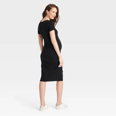 Short Sleeve Essential Midi T-Shirt Maternity Dress - Isabel Maternity By Ingrid & Isabel™ 1 Short Sleeve Essential Midi T-Shirt Maternity Dress - Isabel Maternity By Ingrid & Isabel™