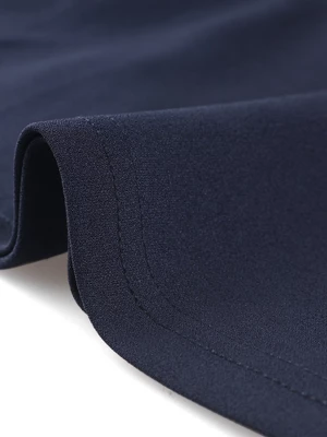 Allegra K Tie Waist Peplum Top For Women's Ruffle Hem Party V Neck Mesh Long Sleeve Blouse 3 Allegra K Tie Waist Peplum Top For Women's Ruffle Hem Party V Neck Mesh Long Sleeve Blouse - Image 3