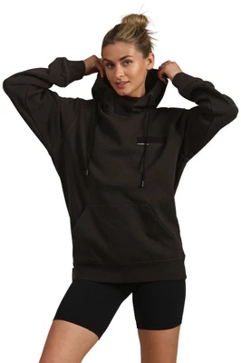 Members Only Women's Solid Colorblock Pullover Oversized Hooded Sweatshirt 1 Members Only Women's Solid Colorblock Pullover Oversized Hooded Sweatshirt