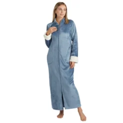 Softies Plush Mandarin Collar Zip Robe -Avenue Sale Store GUEST 4b69328c 9c64 43e6 a324 cad098ded8e3