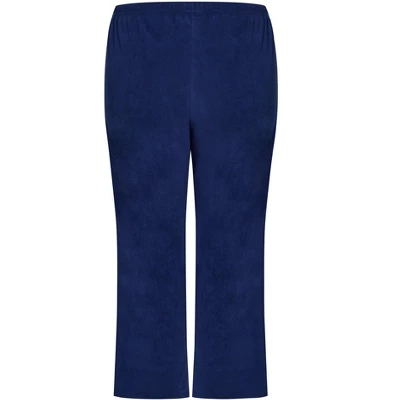 Women's Plus Size Navy Fleece Pant - Navy | AVENUE 6 Women's Plus Size Navy Fleece Pant - Navy | AVENUE - Image 6
