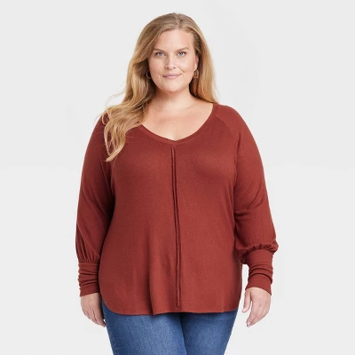 Women's Long Sleeve Knit Top - Knox Rose™ 3 Women's Long Sleeve Knit Top - Knox Rose™ - Image 3