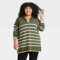 Women's Quarter Zip Mock Turtleneck Pullover Sweater - Ava & Viv™ -Avenue Sale Store GUEST 4fdbdbf8 2775 4bf4 ad6c b0d609aa319f